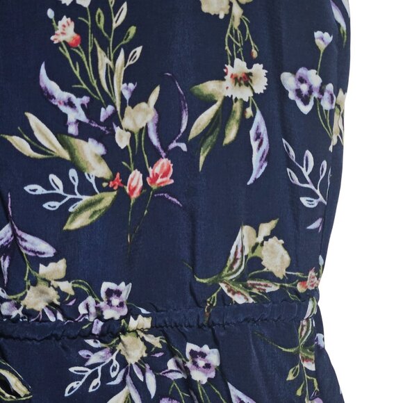 Original by Nicole Miller Floral Sleeveless Dress Size Small Midi V-Neck Tank - Picture 3 of 5